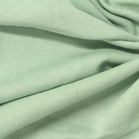 Cotton Polyester Jersey Knit Fabric, 150 gsm, 175 cm — Green, ref EF-249204