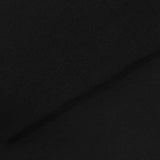 Viscose Nylon Stretch Bengaline Fabric, 276 gsm — Black — photo 3