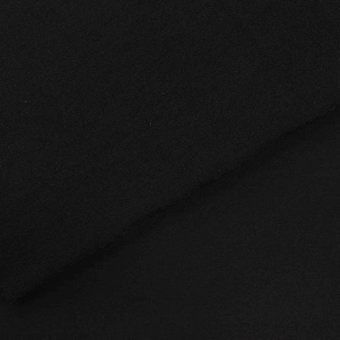 Viscose Nylon Stretch Bengaline Fabric, 276 gsm — Black