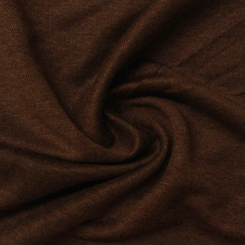 Polyester Viscose Ponte Knit Fabric, 170 gsm, 160 cm — Brown