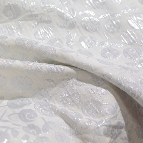 White Roses Jacquard, Polyester