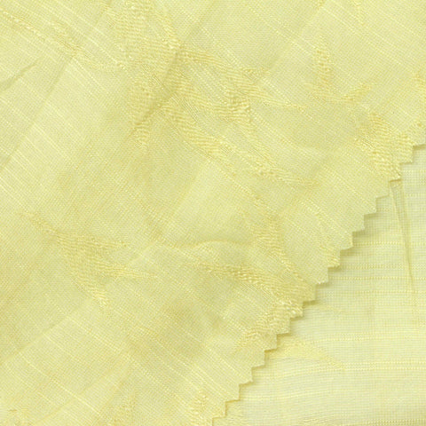 Light Yellow Abstract Jacquard, Viscose-Tencel Lyocell