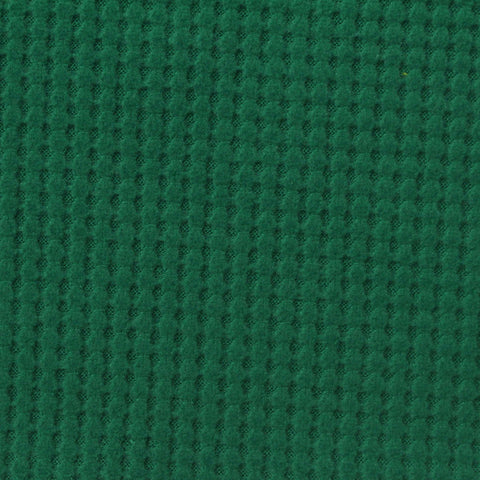 Brushed Polyester Stretch Waffle Knit Fabric, 220 gsm, 140 cm — Green, ref EF-276848
