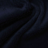 Brushed 100% Polyester Chunky Knit Fabric, 186 gsm, 160 cm — Navy — photo 3