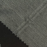 Black Plaid Interlock Knit, Polyester — photo 3