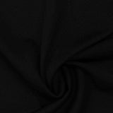 100% Polyester Jersey Knit Fabric, 150 gsm, 150 cm — Black — photo 3