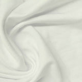 Polyester Stretch French Terry Fabric, 165 gsm, 156 cm — White — photo 3