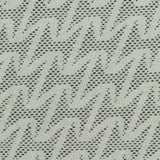 Jacquard 100% Polyester French Terry Fabric, 280 gsm, 170 cm — White — photo 3