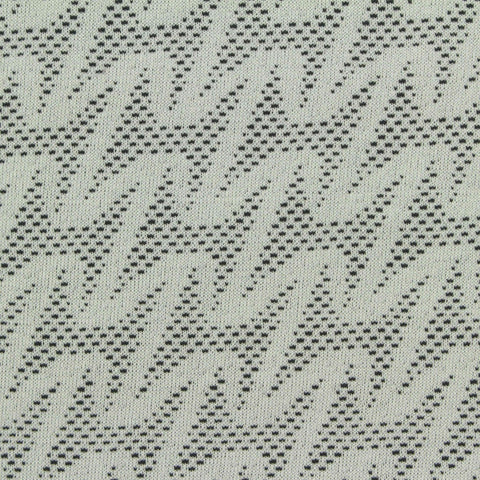 Jacquard 100% Polyester French Terry Fabric, 280 gsm, 170 cm — White