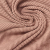 Polyester Stretch Rib Knit Fabric, 310 gsm, 140 cm — Pink — photo 3