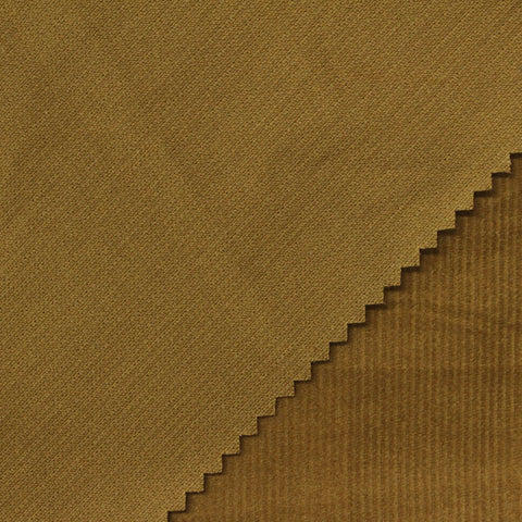 100% Cotton Corduroy Fabric, 200 gsm — Khaki