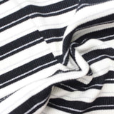 Black Horizontal-Stripe Rib Knit — photo 3