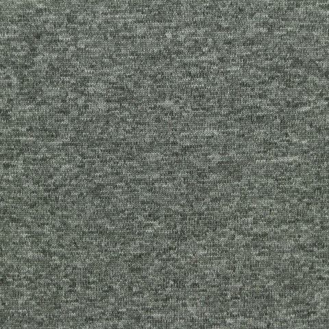 Dark Grey Heather Jersey Knit, Polyester, 101 gsm