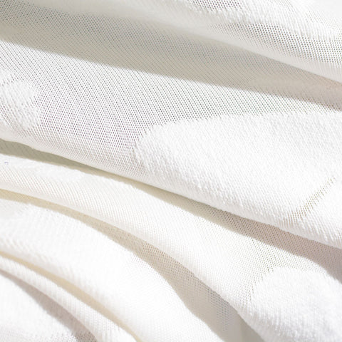 White Butterflies Jacquard, Polyester