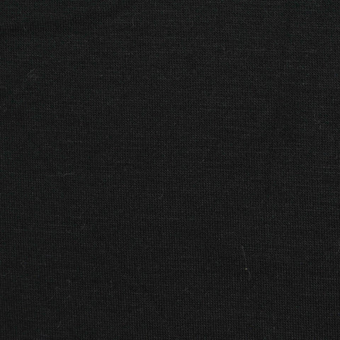 Viscose Stretch Jersey Knit Fabric, 205 gsm, 160 cm — Black
