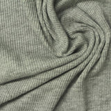 Viscose Stretch Rib Knit Fabric, 210 gsm, 120 cm — Green — photo 3
