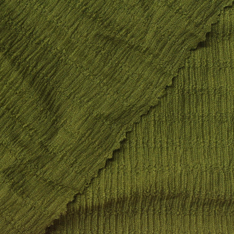 Polyester Stretch Crepe Fabric, 175 gsm — Green