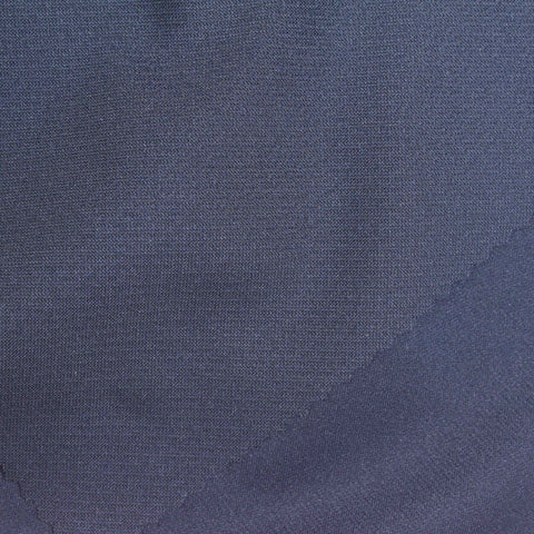 Polyester Stretch Knit Fabric, 185 gsm, 150 cm — Navy