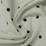 Black Dots Piqué Knit, Poly-Viscose — photo 3