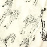 Black Zebra Knit, Viscose — photo 3