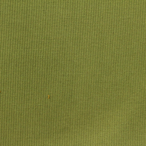 Cotton Stretch Rib Knit Fabric, 420 gsm, 115 cm — Green