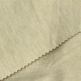 Heather Brushed Polyester Cotton Rib Knit Fabric, 300 gsm, 158 cm — Beige — photo 3
