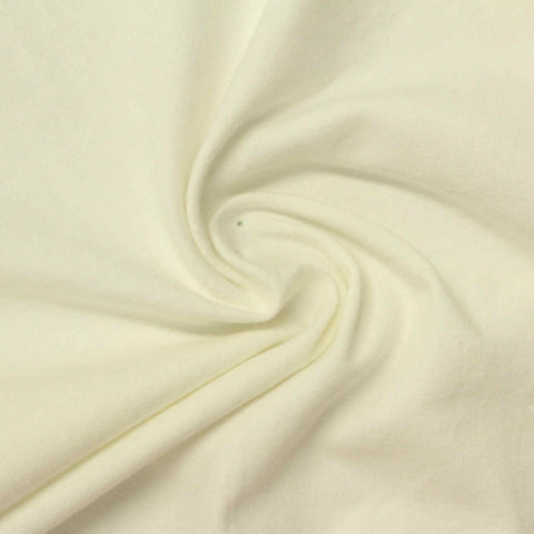 Cotton Stretch Jersey Knit Fabric, 185 gsm, 160 cm — Beige