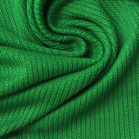100% Stretch Chunky Knit Fabric, 310 gsm, 145 cm — Green