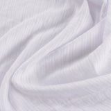 Striped Viscose Stretch Jersey Knit Fabric, 147 gsm — White — photo 3