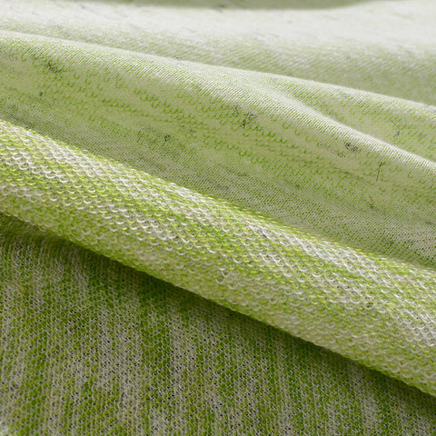 Light Green Marl French Terry, Poly-Acrylic