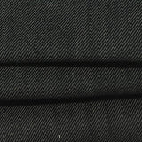 Cotton Polyester Stretch Woven Fabric, 427 gsm, 170 cm — Black — photo 3