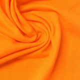 Polyester Cotton Stretch Jersey Knit Fabric, 166 gsm — Orange — photo 3