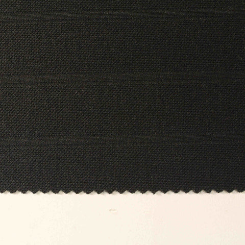 Jacquard 100% Polyester Mesh Fabric, 239 gsm, 160 cm — Black