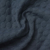 Navy Textured Jacquard, Polyester — photo 3