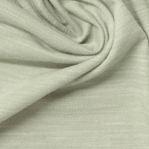 Cotton Polyester Jersey Knit Fabric, 165 gsm, 173 cm — Green
