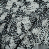 White Abstract Chunky Knit, Cotton-Poly — photo 3