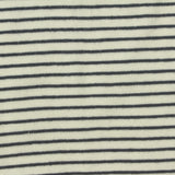 Dark Grey Horizontal-Stripe Rib Knit, Cotton — photo 3