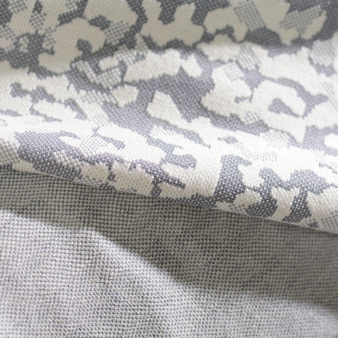 Grey Animal Print Jacquard, Acrylic-Poly