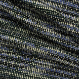 Blue Horizontal-Line Interlock Knit, Poly-Acrylic — photo 3