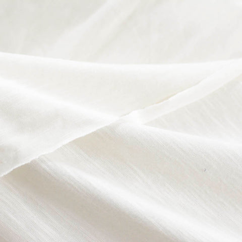 Light Off-White Marl Jersey Knit, Poly-Viscose