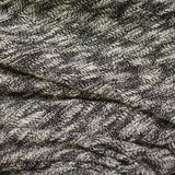 Black Marl Chunky Knit, Poly-Cotton — photo 3