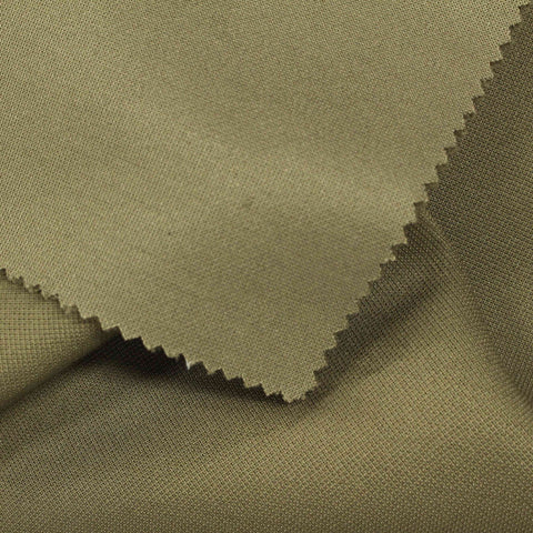 100% Polyester Scuba Knit Fabric, 355 gsm, 165 cm — Khaki