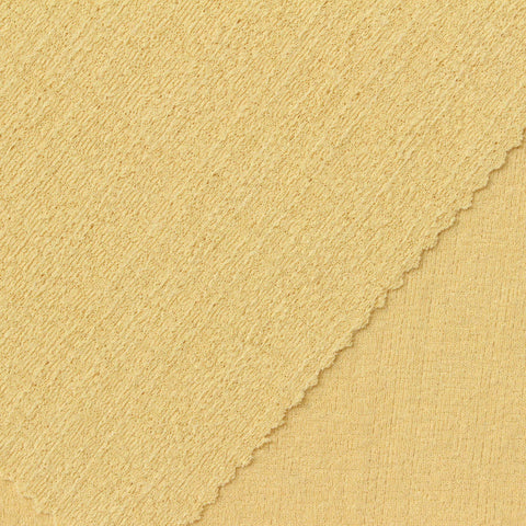 Jacquard Polyester Stretch Rib Knit Fabric, 200 gsm, 150 cm — Yellow