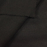 100% Polyester Rib Knit Fabric, 360 gsm, 160 cm — Black — photo 3