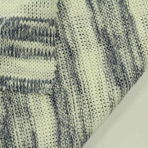 Cream Marl Chunky Knit, Poly-Cotton, 230 gsm