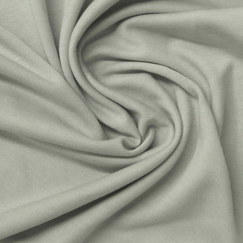 Cotton Tencel Lyocell Interlock Knit Fabric, 170 gsm, 170 cm — Green, ref EF-263147