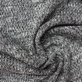Black Marl Chunky Knit, Poly-Viscose — photo 3