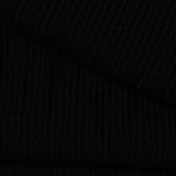Polyester Viscose Chunky Knit Fabric, 427 gsm, 155 cm — Black — photo 3