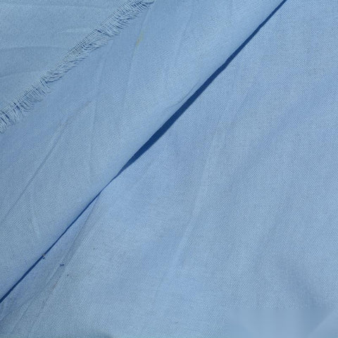 100% Cotton Poplin Fabric, 140 gsm — Blue