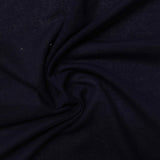 Polyester Viscose Stretch Rib Knit Fabric, 120 gsm, 150 cm — Navy — photo 3